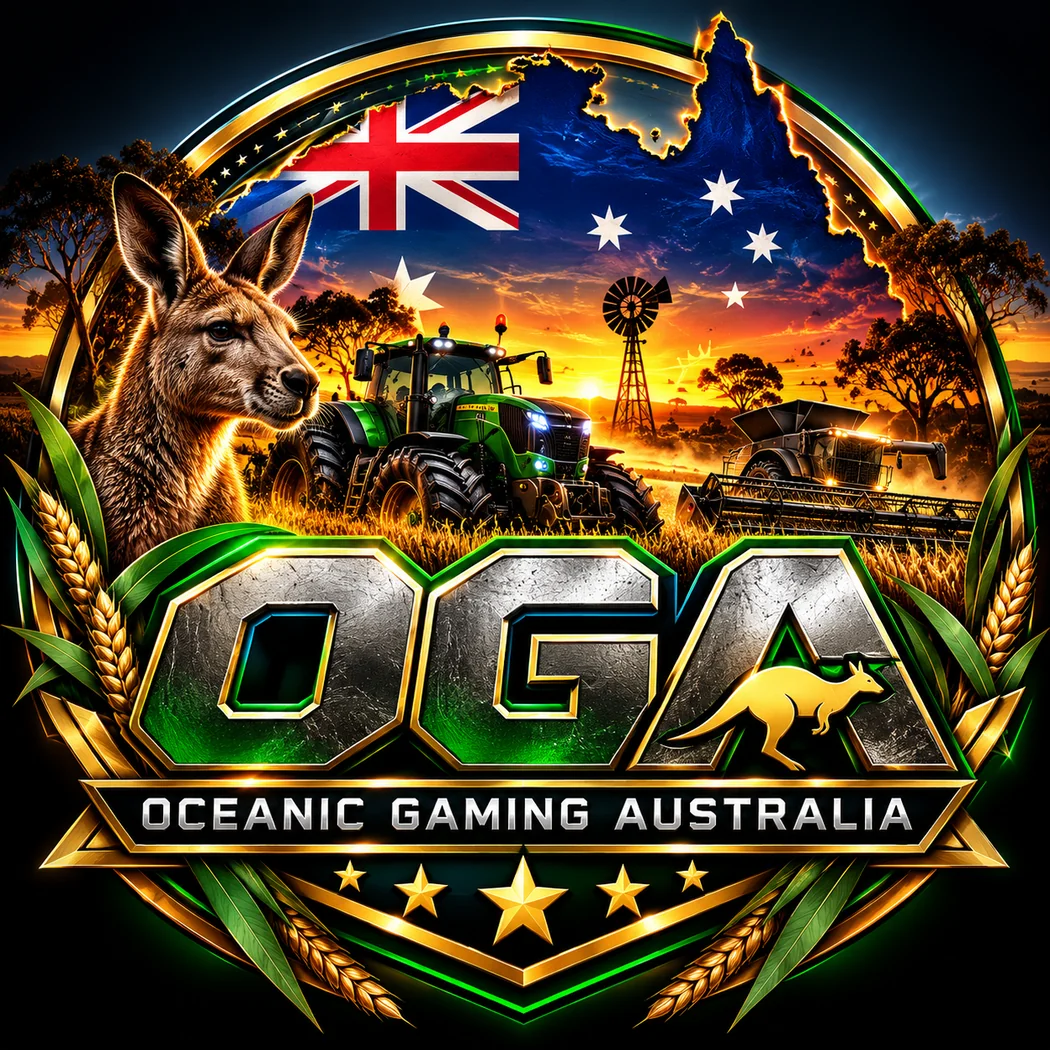 Original green and gold Australian-themed OGA crest